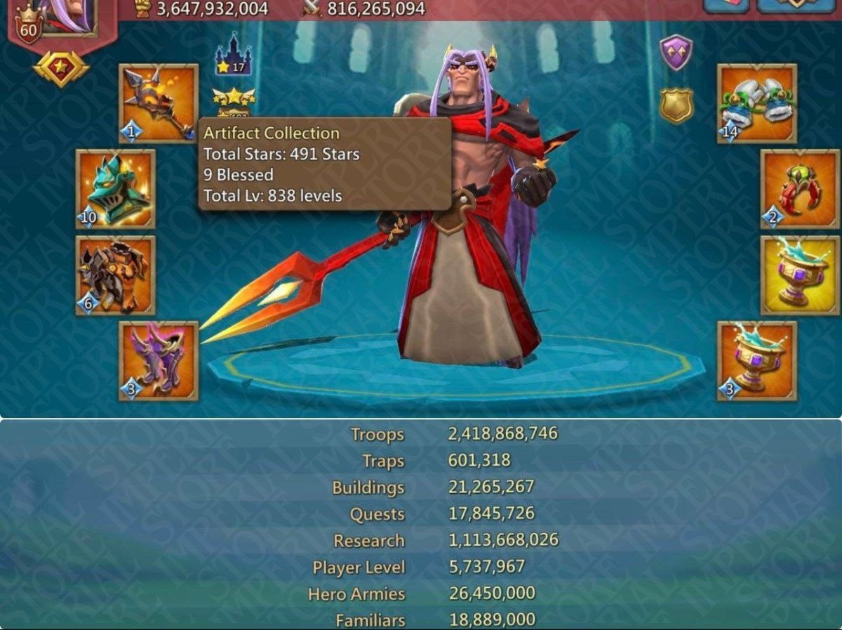 Big Mythic Filler ๐ 134M troops