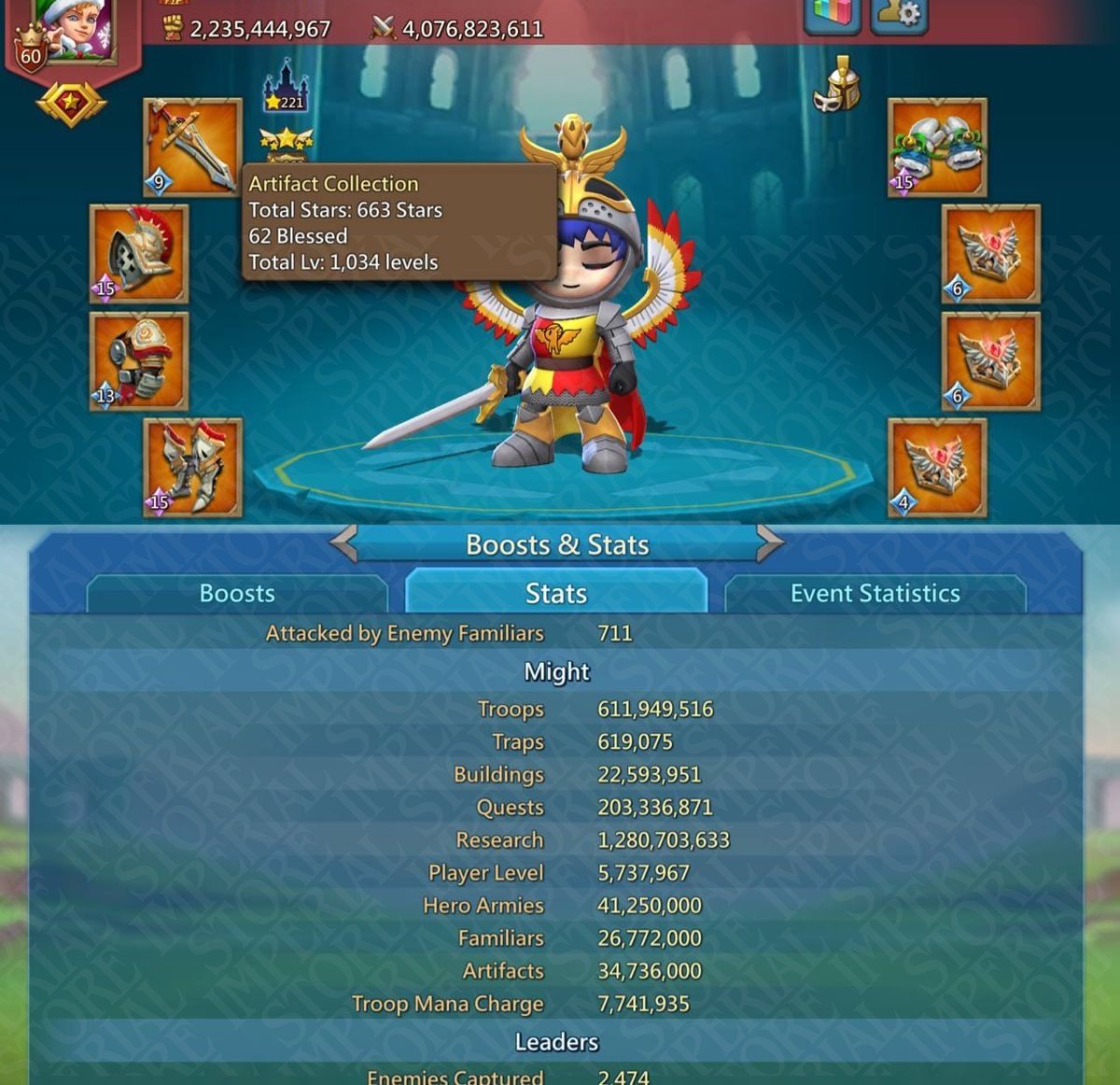 Incredible Full Champ💜 +1470% Stats