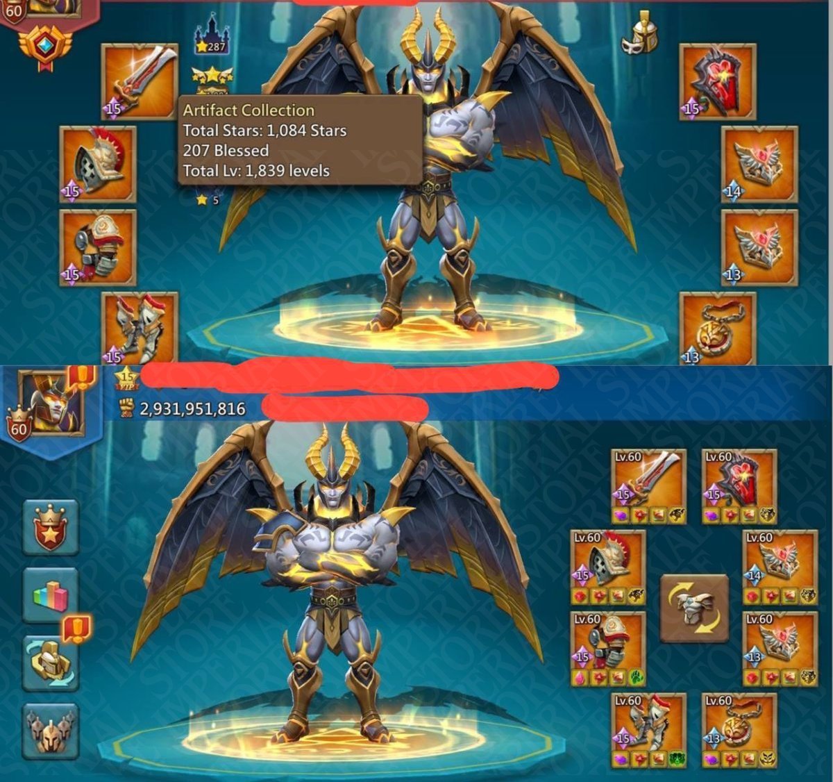 STRONG FULL CHAMP 2*11k gold