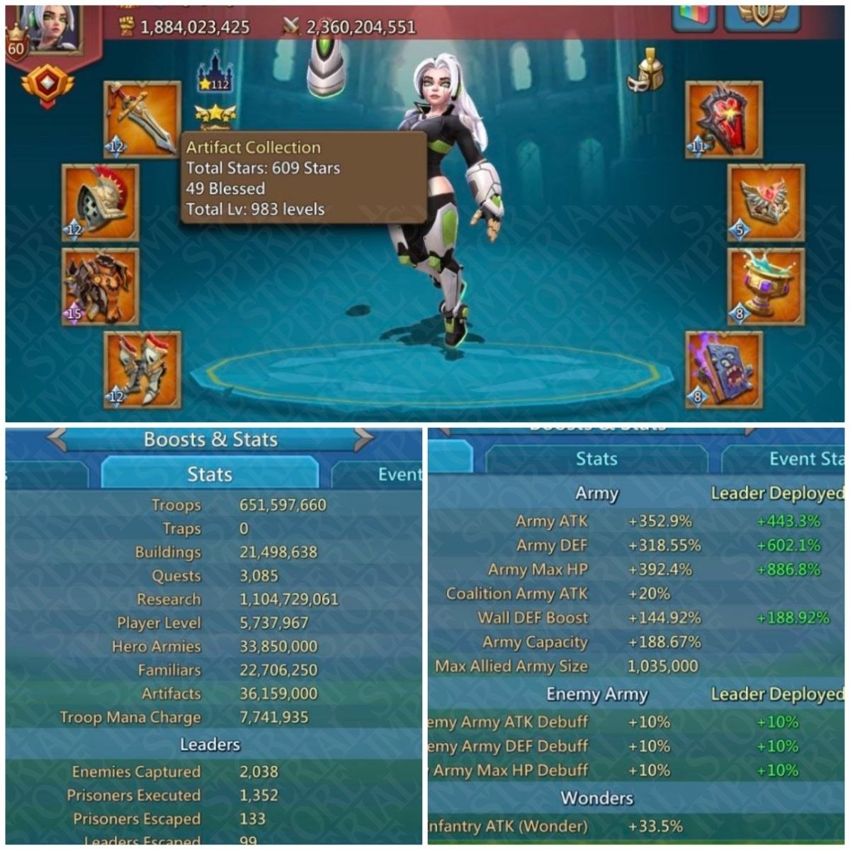 Strong-Lead 1409% Stats π